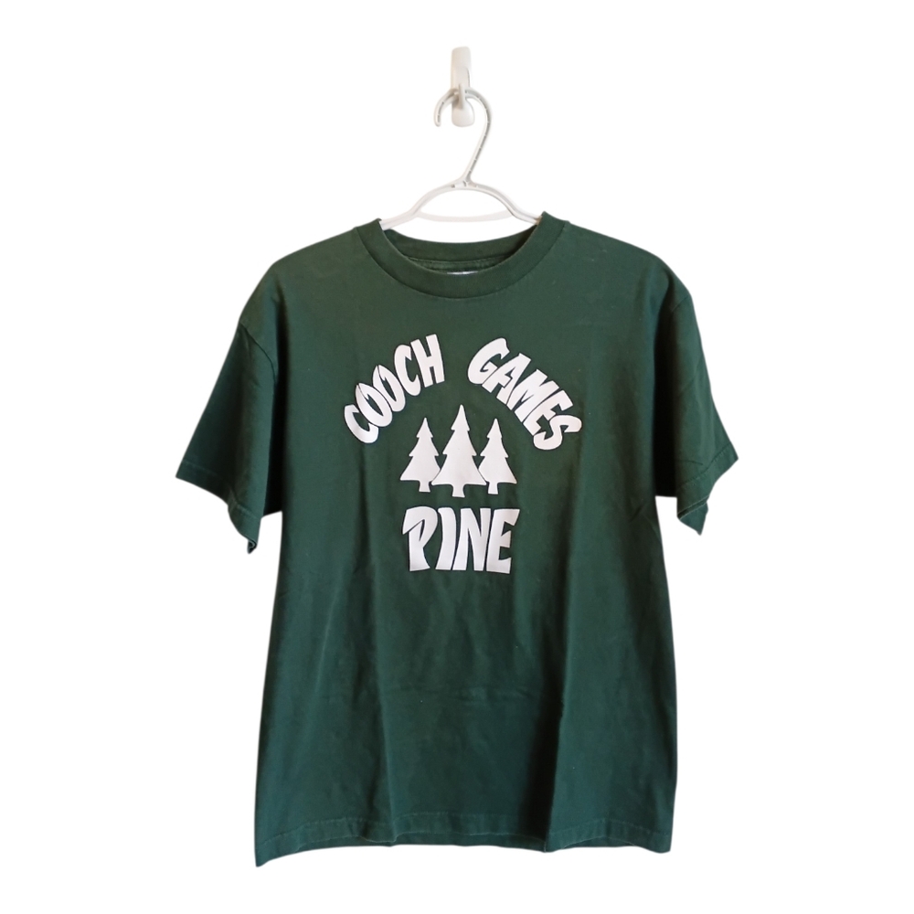 Vintage AAA Cooch Games Pine T Shirt Medium Funny Humour Parody